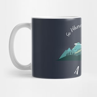 Escape To The Mountains Mug